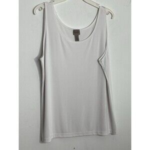 Chico's Easy Wear White Top Blouse Slinky Shell Tank 3 XL (11)